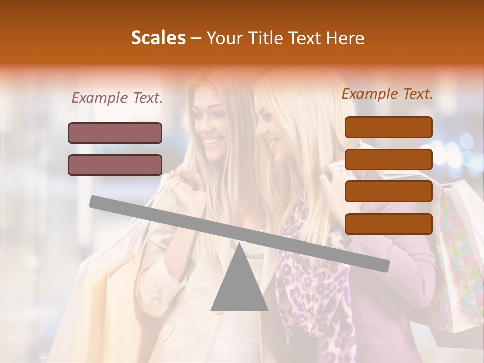 Young Blond Cute PowerPoint Template