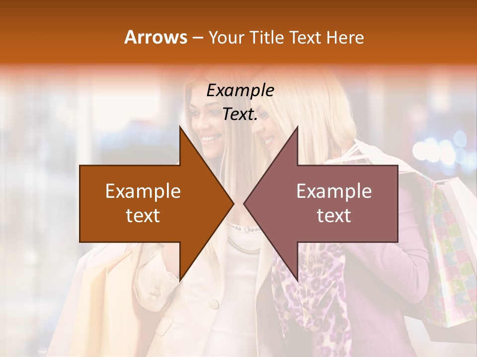 Young Blond Cute PowerPoint Template