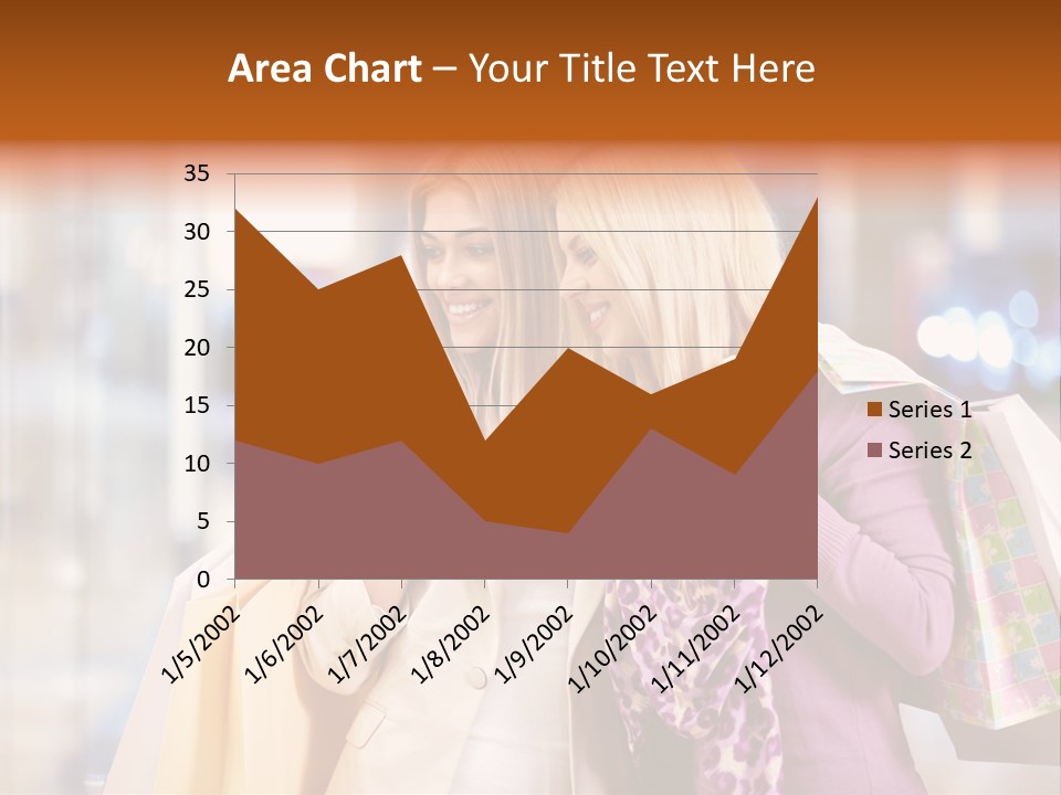 Young Blond Cute PowerPoint Template