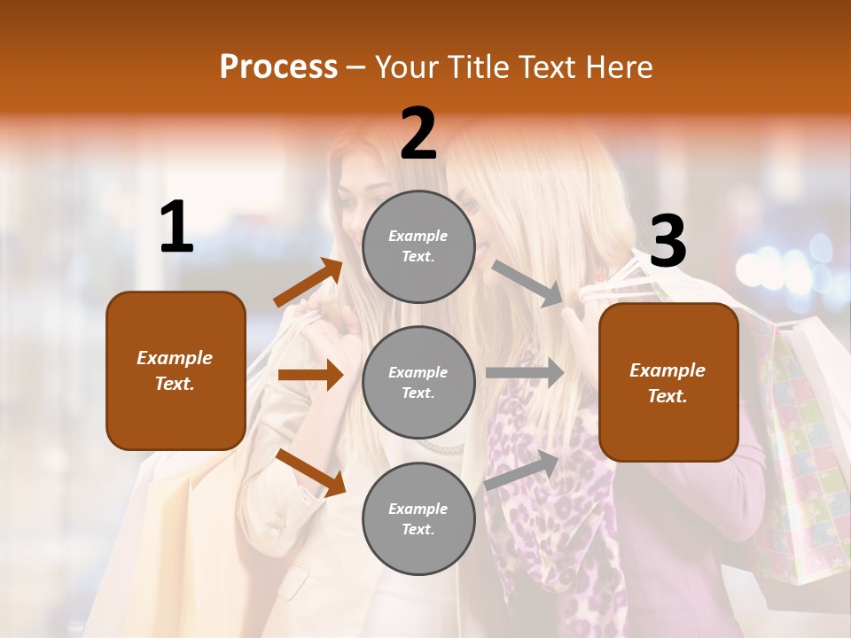 Young Blond Cute PowerPoint Template