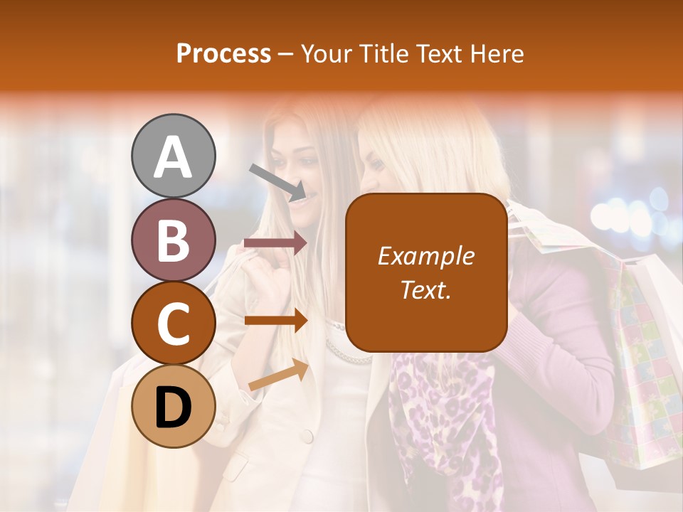 Young Blond Cute PowerPoint Template