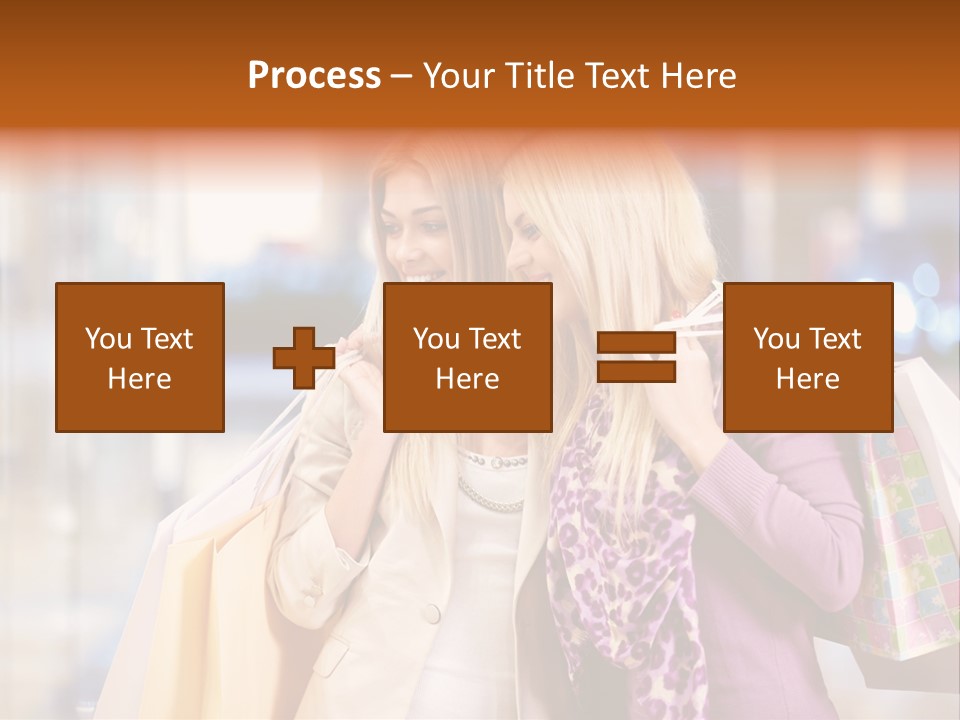 Young Blond Cute PowerPoint Template