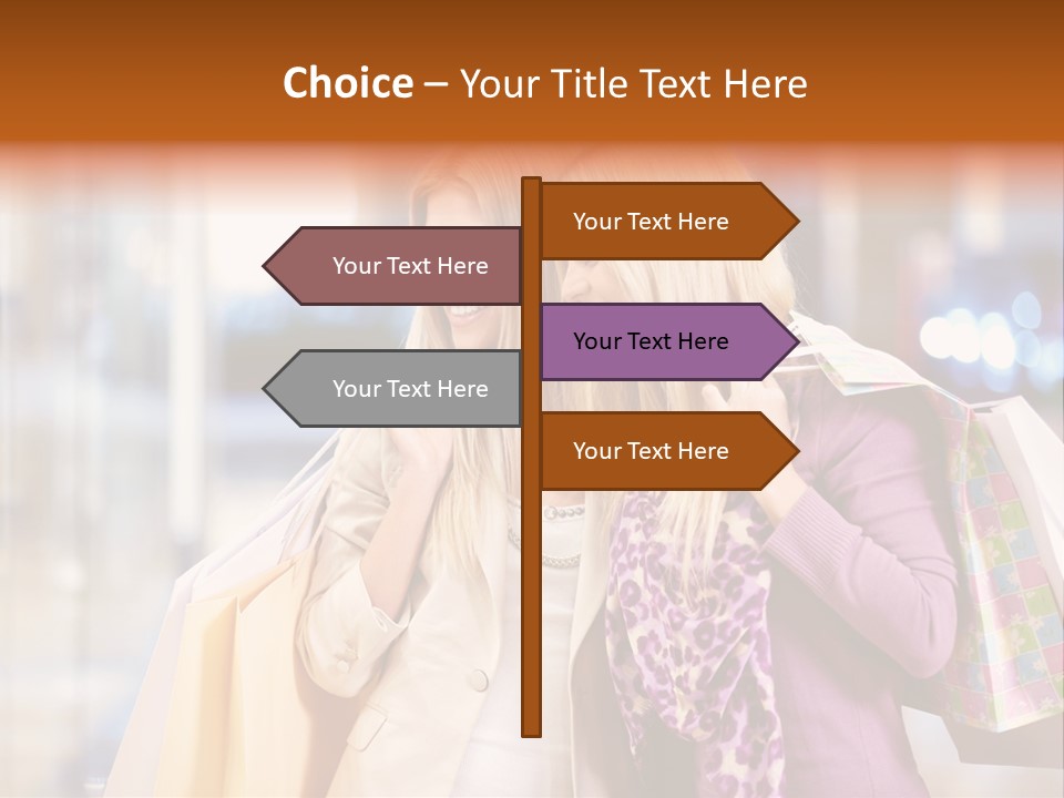 Young Blond Cute PowerPoint Template