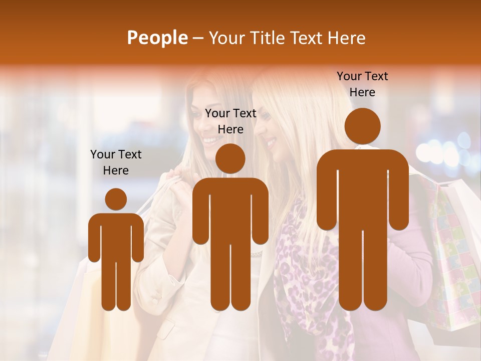 Young Blond Cute PowerPoint Template