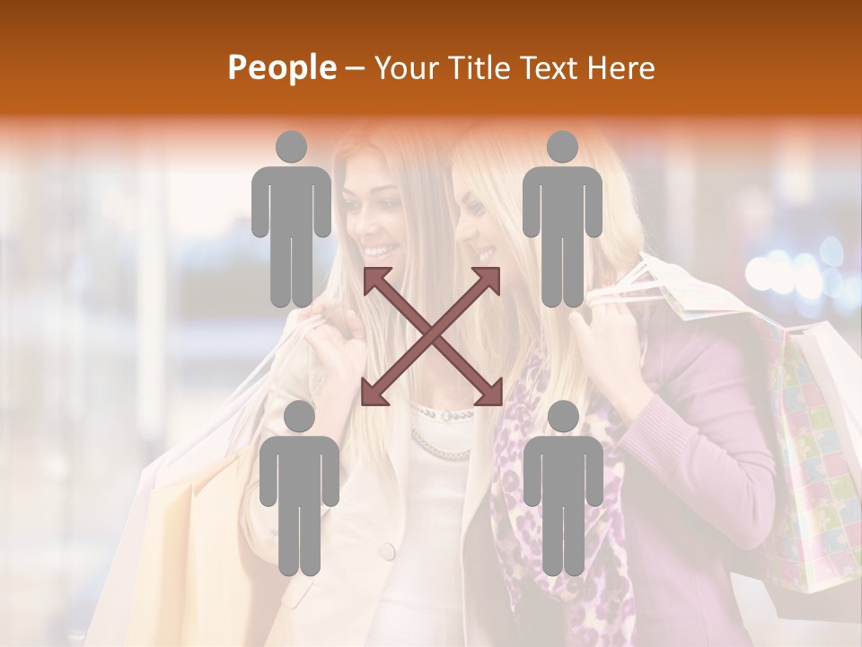 Young Blond Cute PowerPoint Template