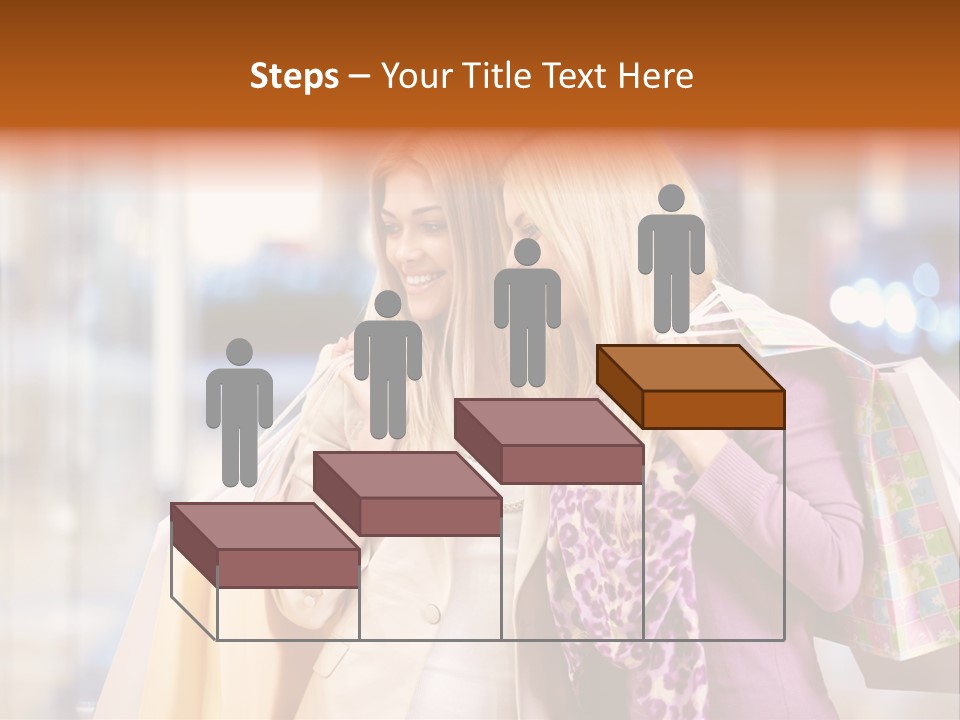 Young Blond Cute PowerPoint Template