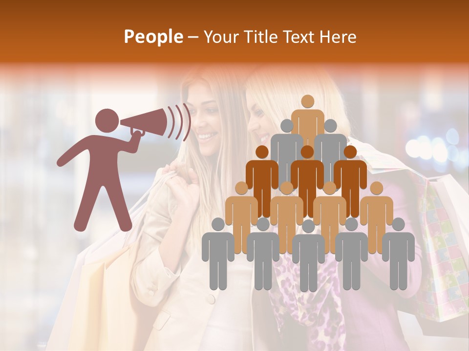 Young Blond Cute PowerPoint Template