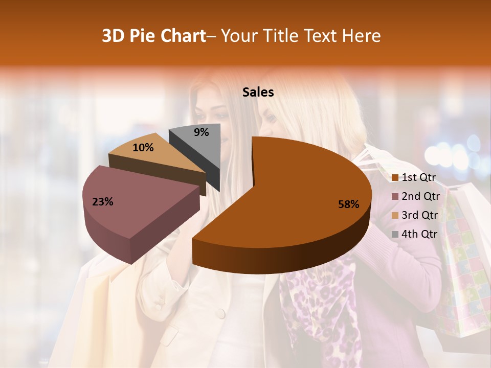 Young Blond Cute PowerPoint Template