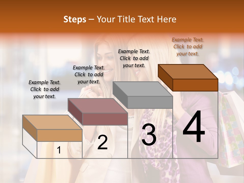 Young Blond Cute PowerPoint Template