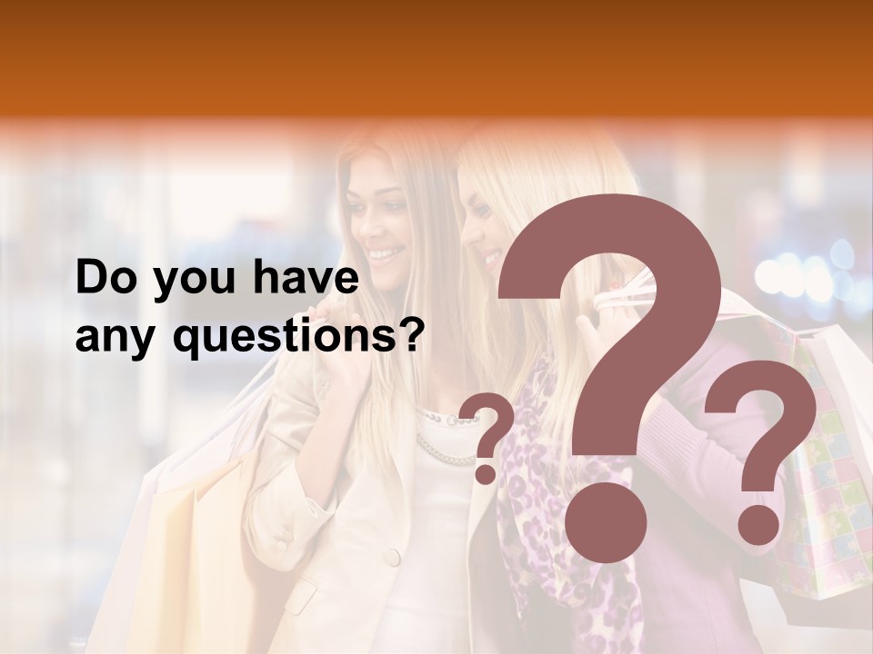 Young Blond Cute PowerPoint Template