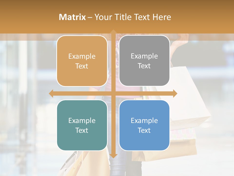 Fashion Caucasian Showcase PowerPoint Template