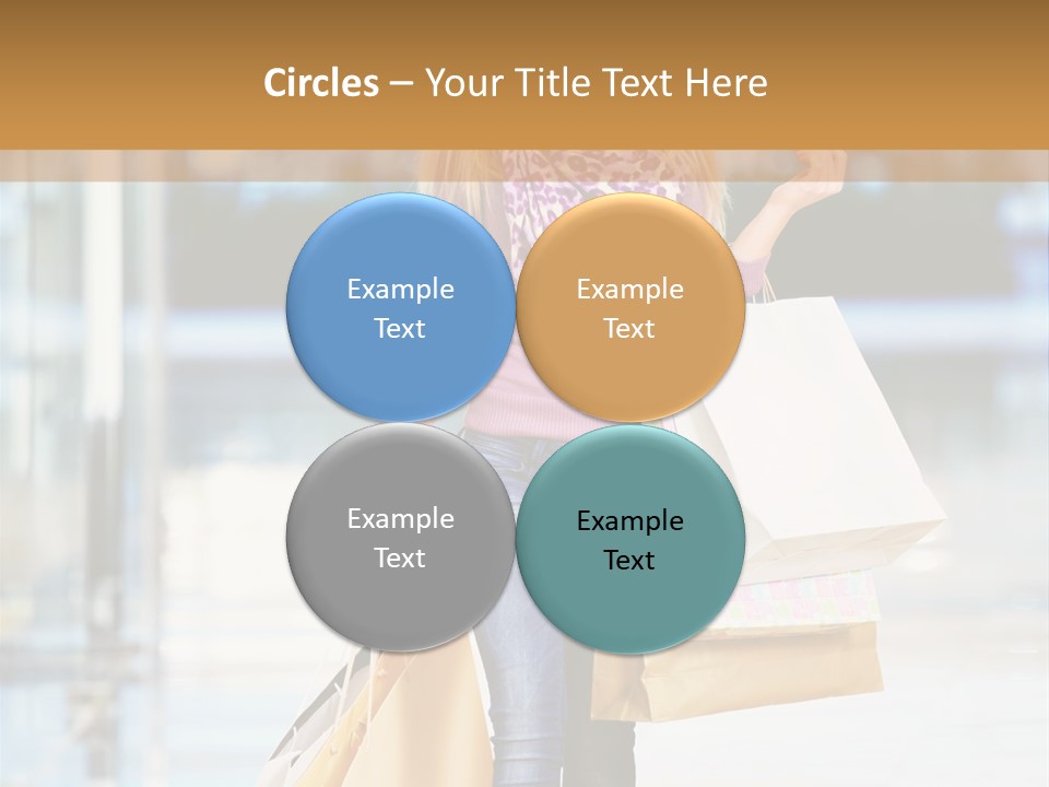 Fashion Caucasian Showcase PowerPoint Template