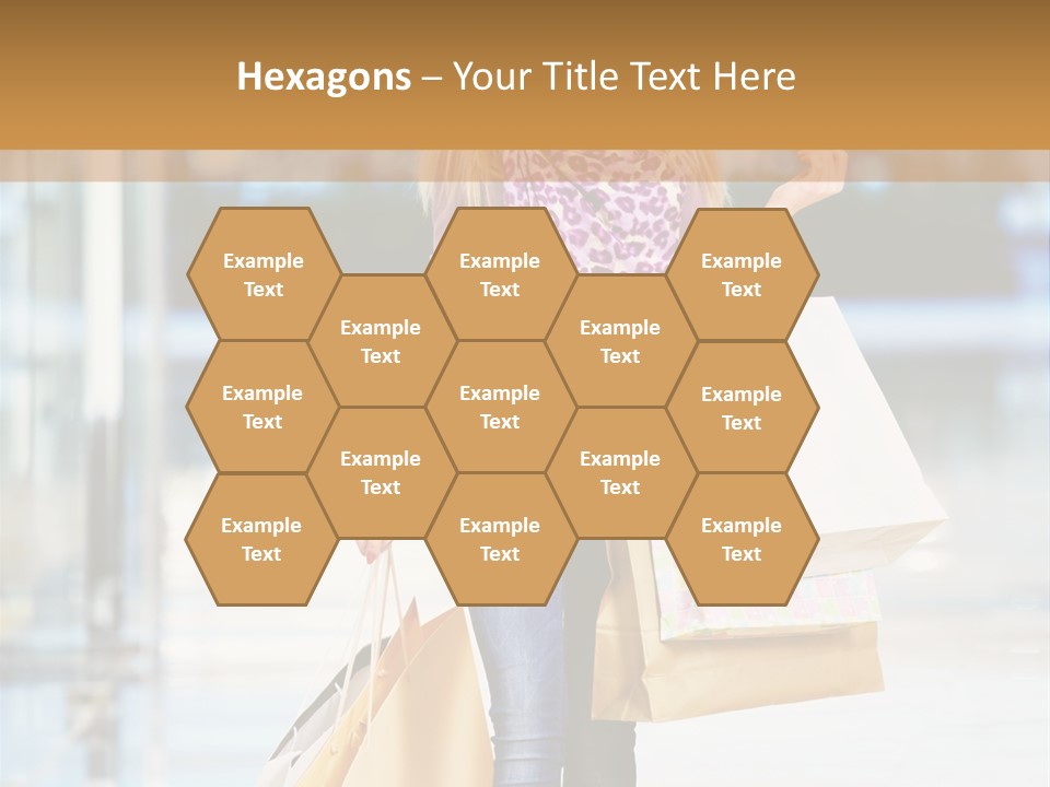 Fashion Caucasian Showcase PowerPoint Template