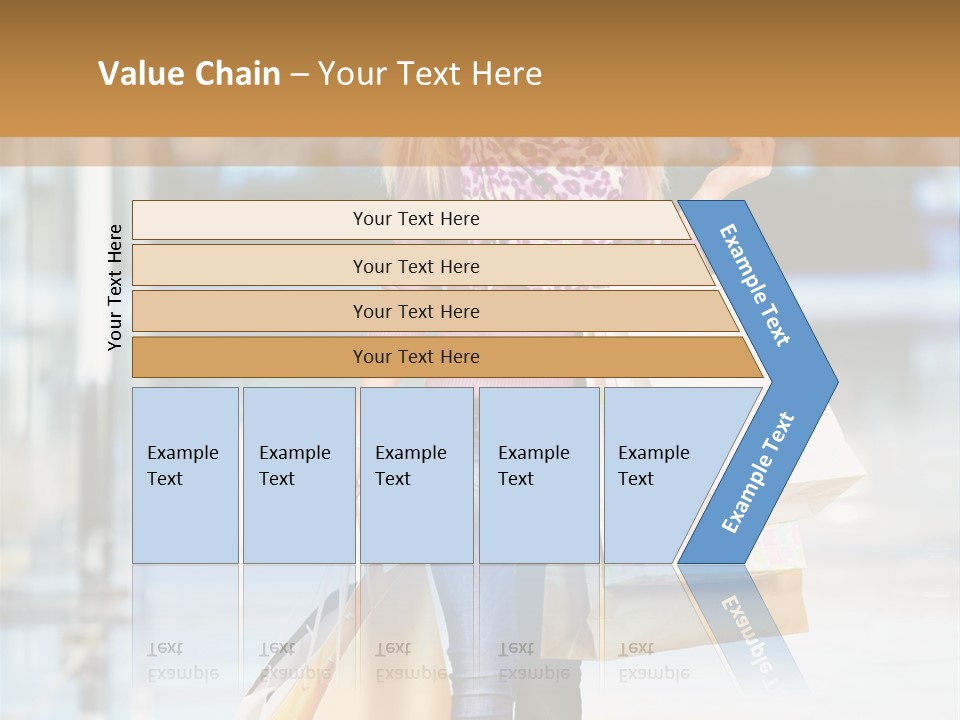 Fashion Caucasian Showcase PowerPoint Template