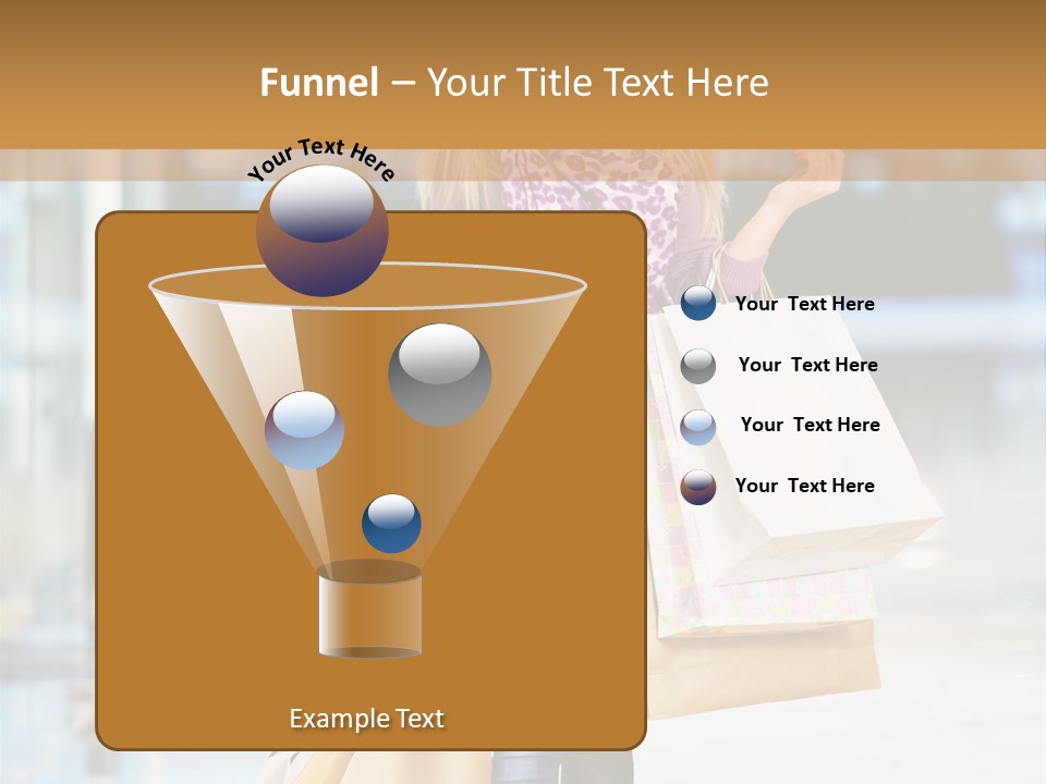 Fashion Caucasian Showcase PowerPoint Template