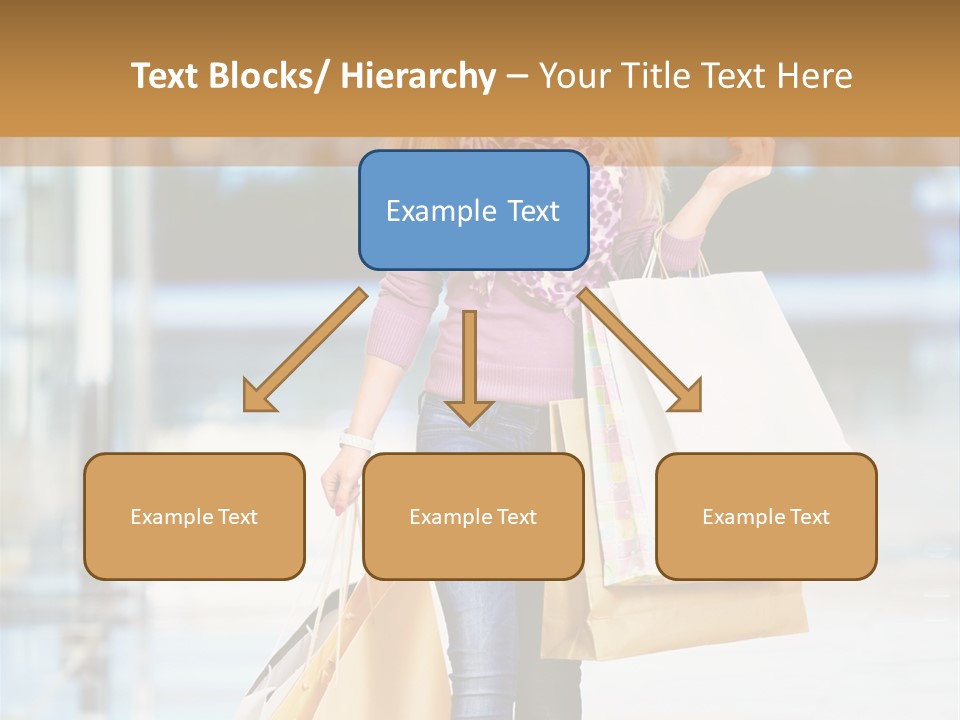 Fashion Caucasian Showcase PowerPoint Template