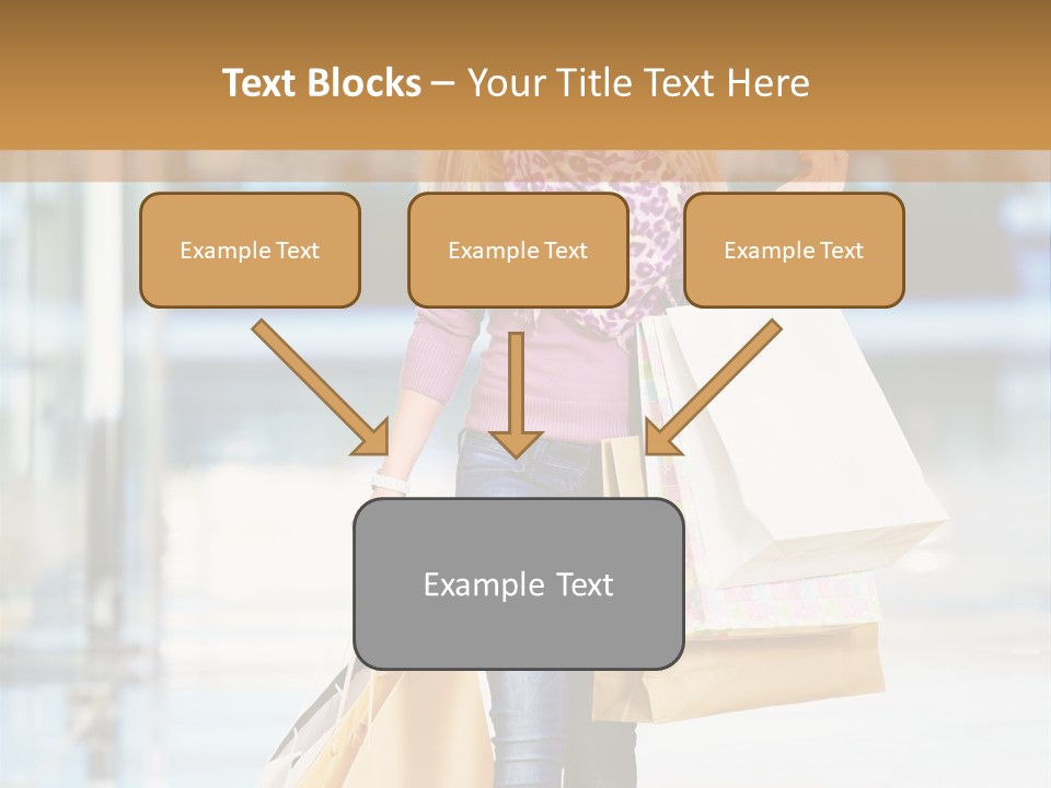 Fashion Caucasian Showcase PowerPoint Template