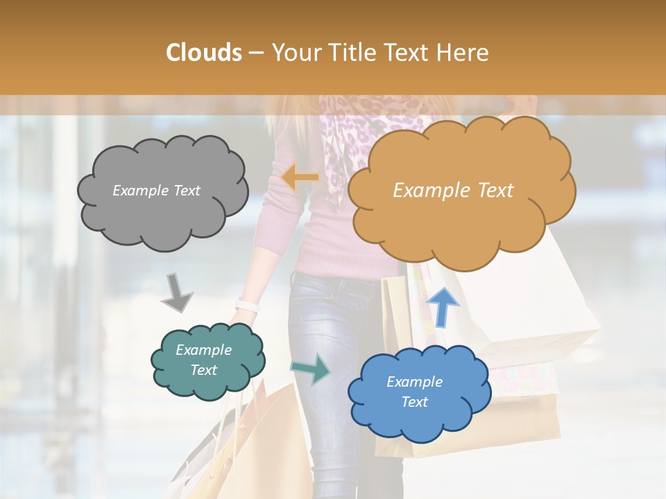 Fashion Caucasian Showcase PowerPoint Template