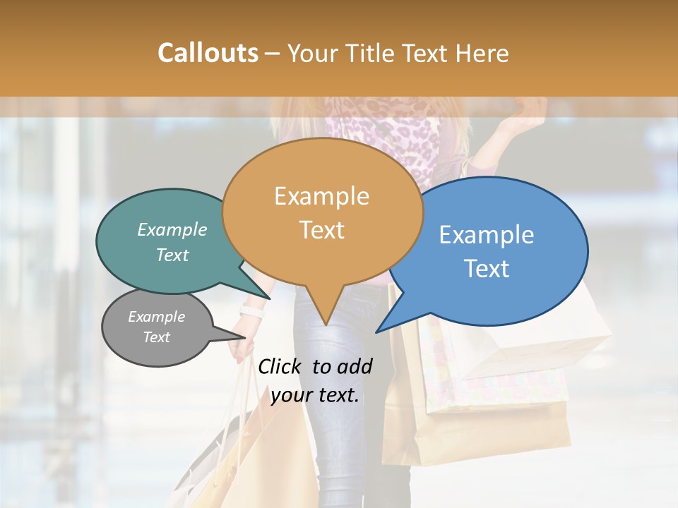Fashion Caucasian Showcase PowerPoint Template