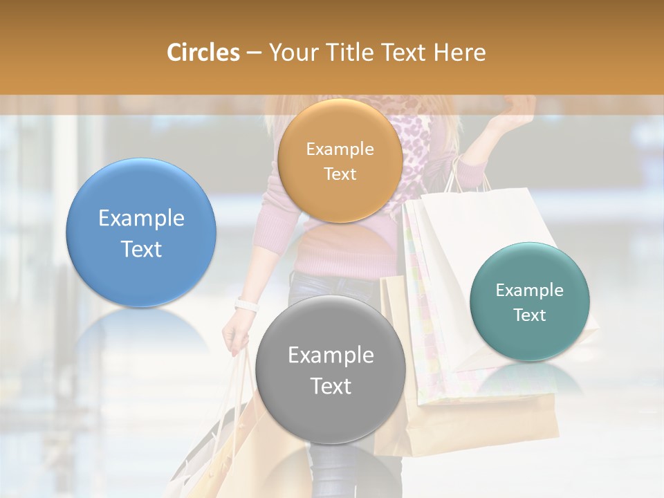 Fashion Caucasian Showcase PowerPoint Template