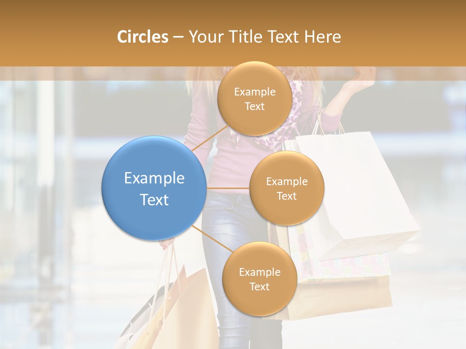 Fashion Caucasian Showcase PowerPoint Template