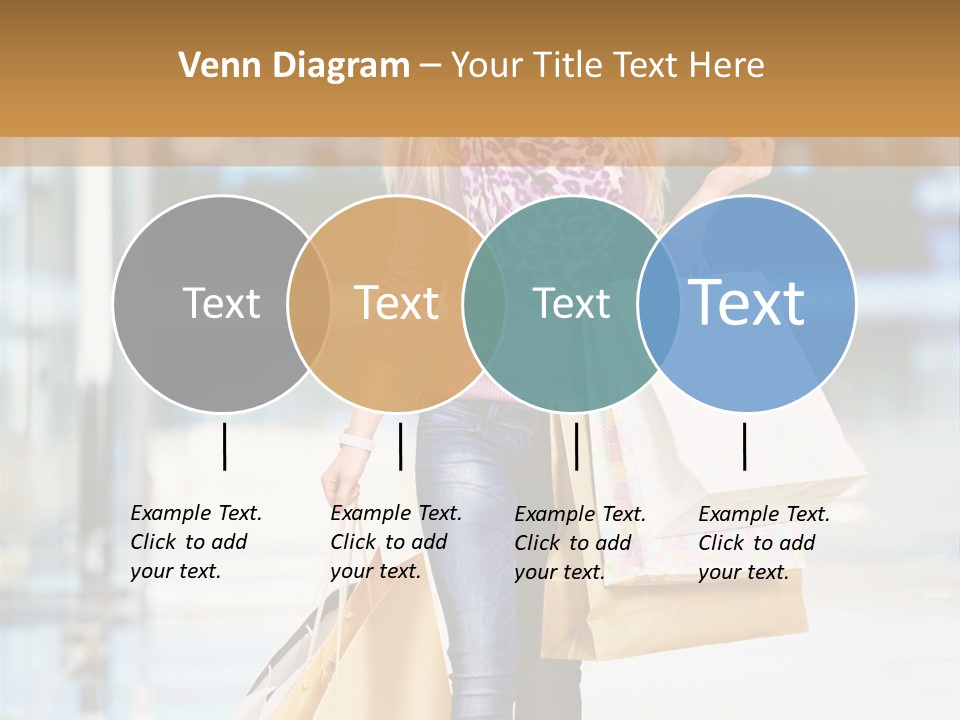 Fashion Caucasian Showcase PowerPoint Template