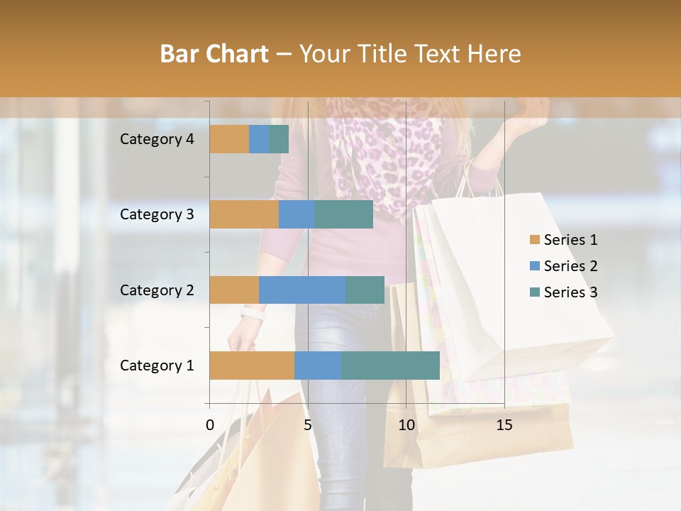 Fashion Caucasian Showcase PowerPoint Template