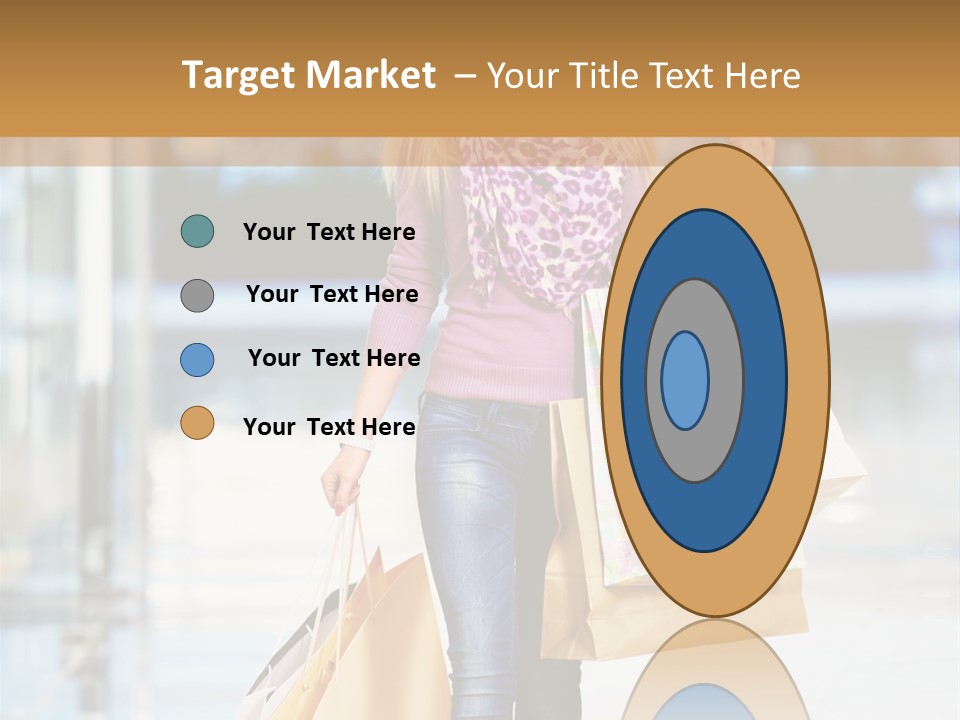 Fashion Caucasian Showcase PowerPoint Template