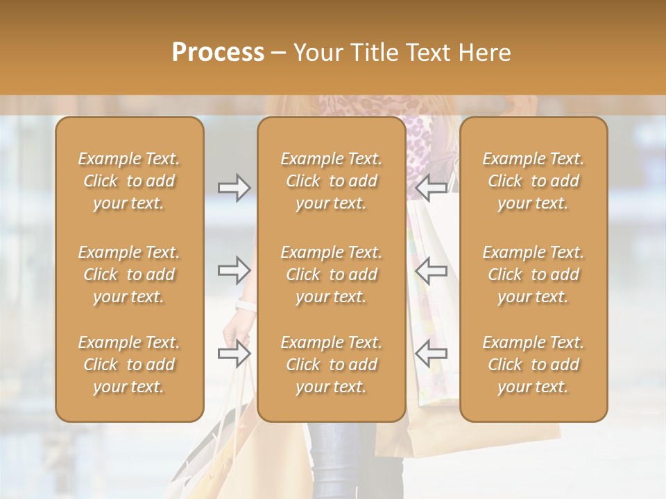 Fashion Caucasian Showcase PowerPoint Template