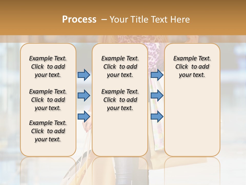 Fashion Caucasian Showcase PowerPoint Template