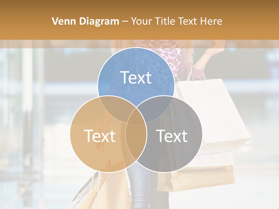 Fashion Caucasian Showcase PowerPoint Template