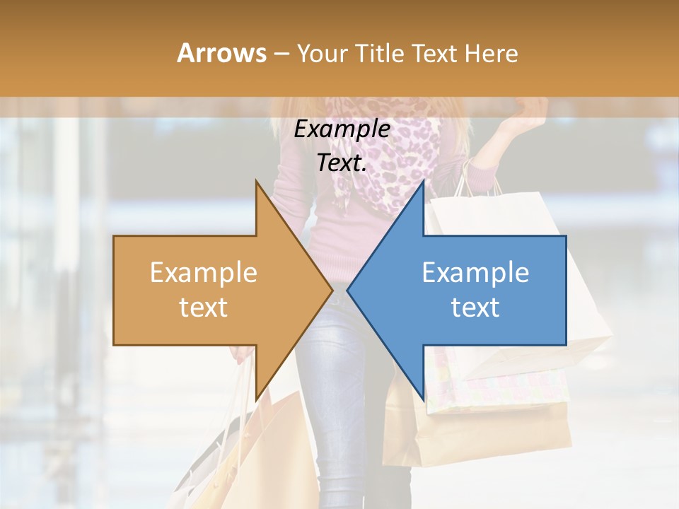 Fashion Caucasian Showcase PowerPoint Template