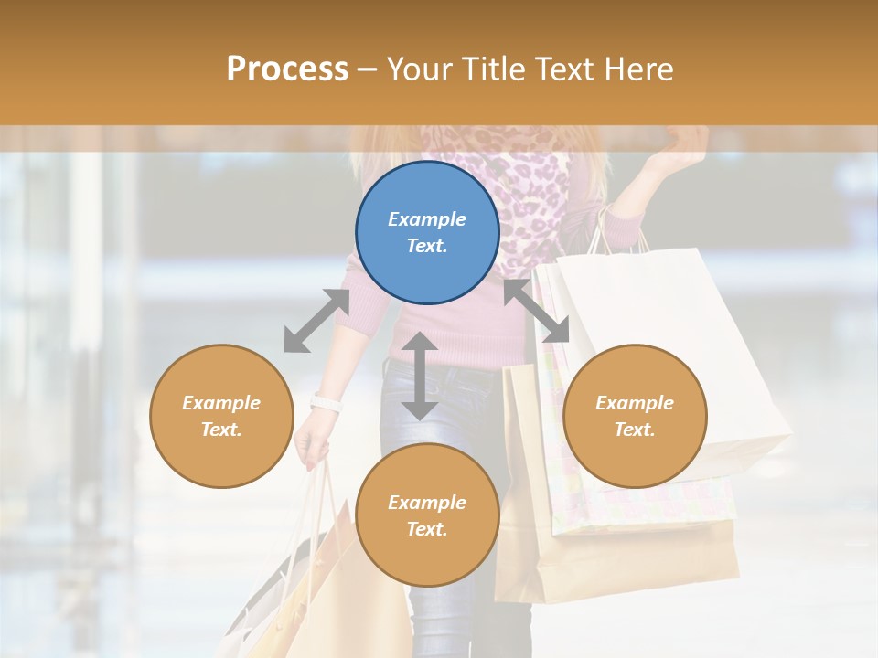 Fashion Caucasian Showcase PowerPoint Template