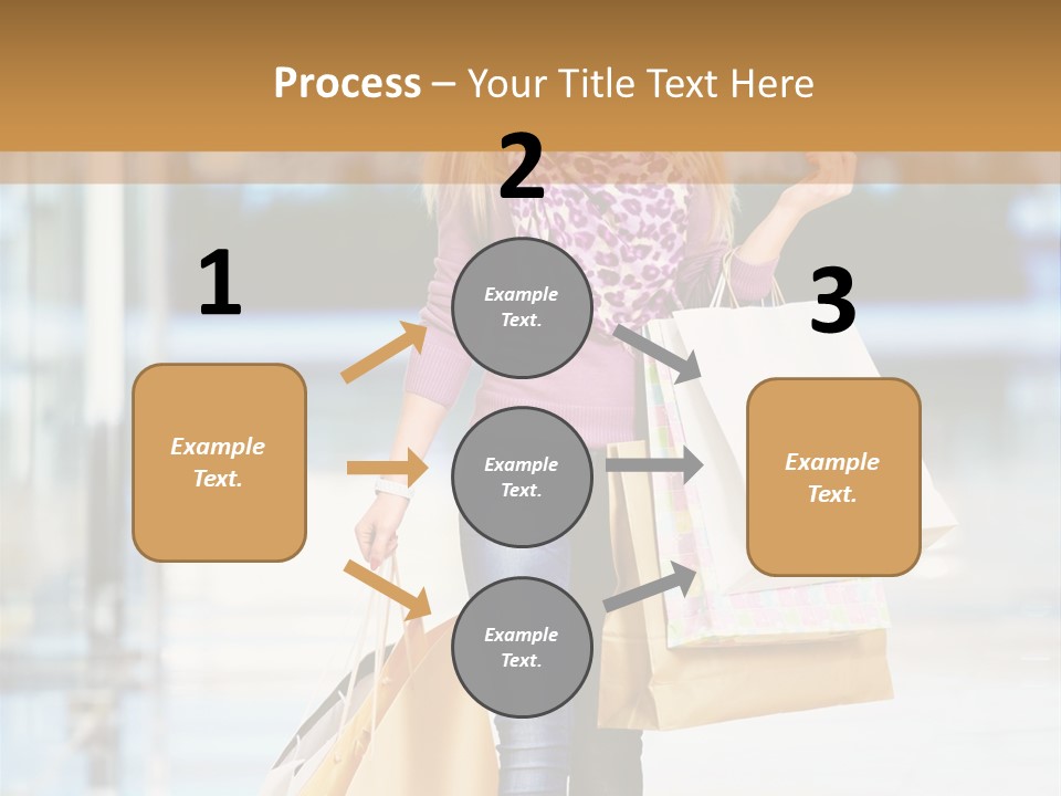 Fashion Caucasian Showcase PowerPoint Template