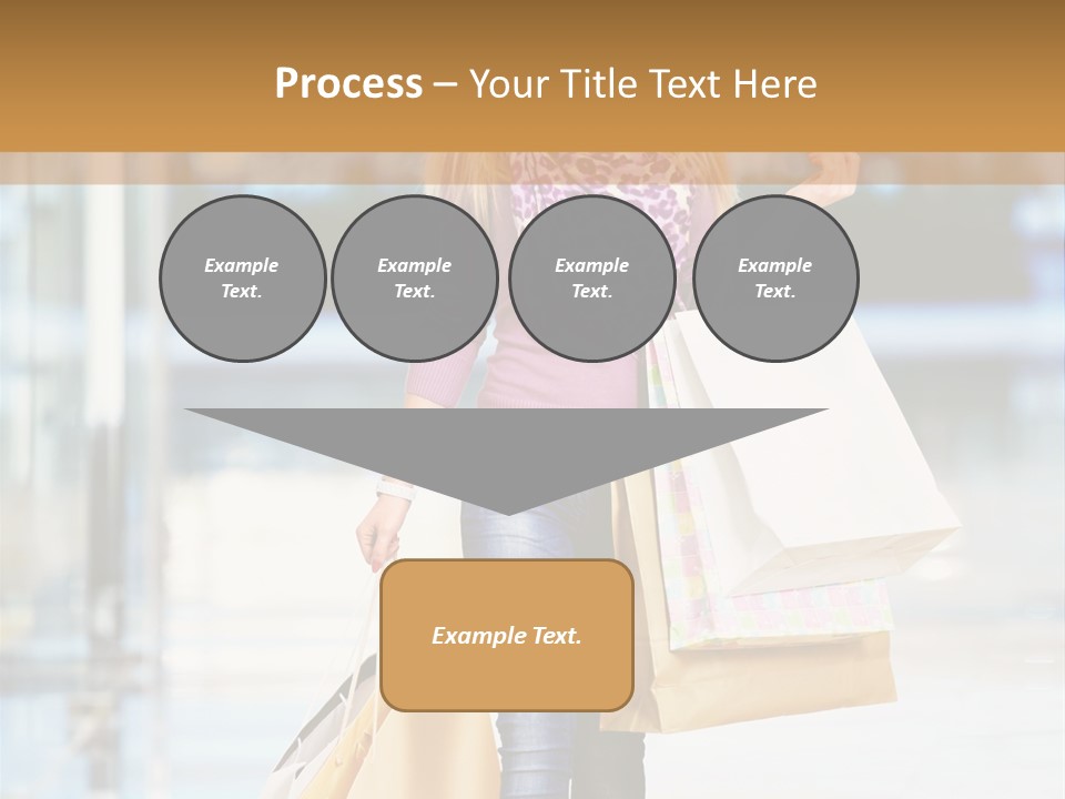 Fashion Caucasian Showcase PowerPoint Template