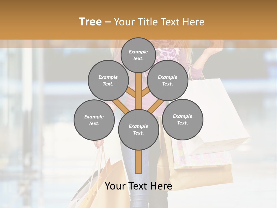 Fashion Caucasian Showcase PowerPoint Template