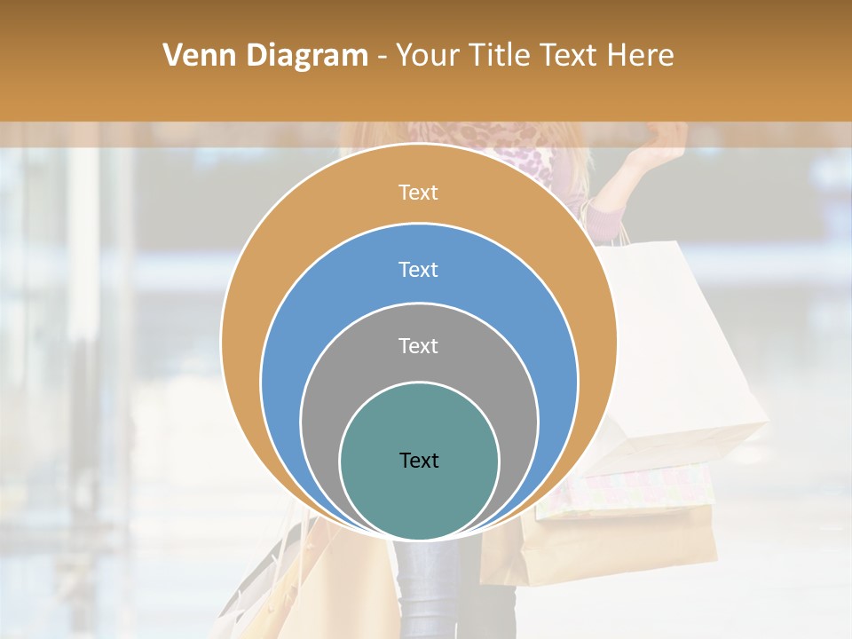 Fashion Caucasian Showcase PowerPoint Template