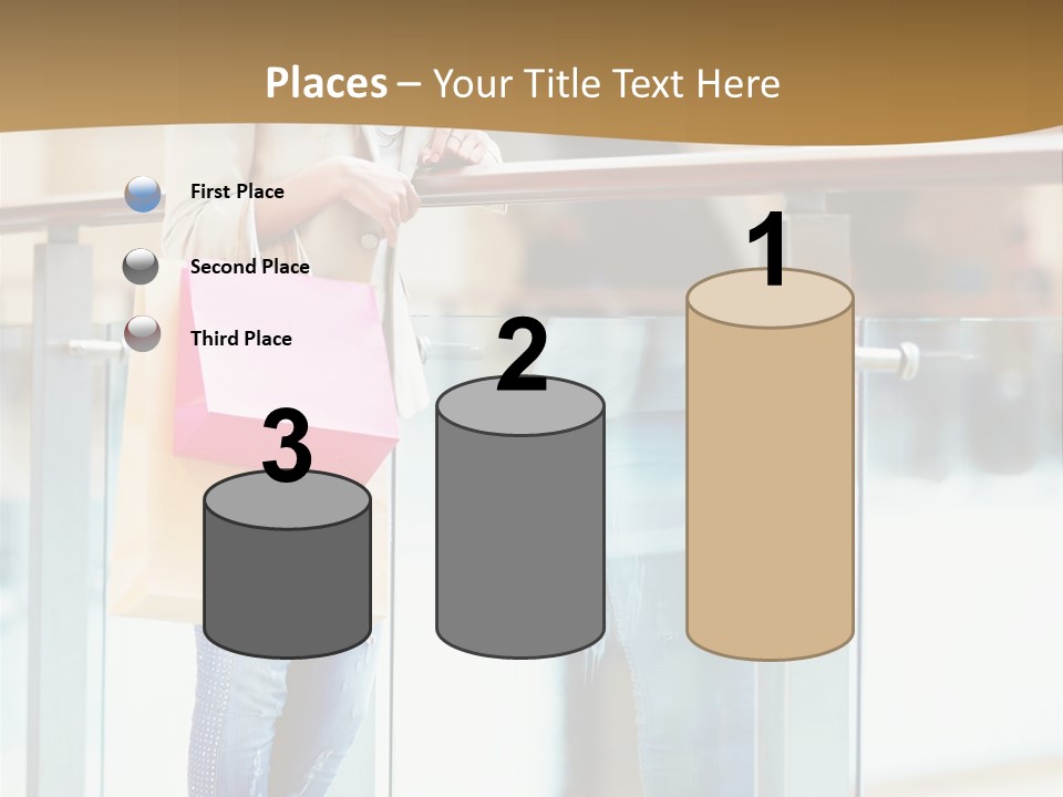 Holding Consumerism Beautiful PowerPoint Template