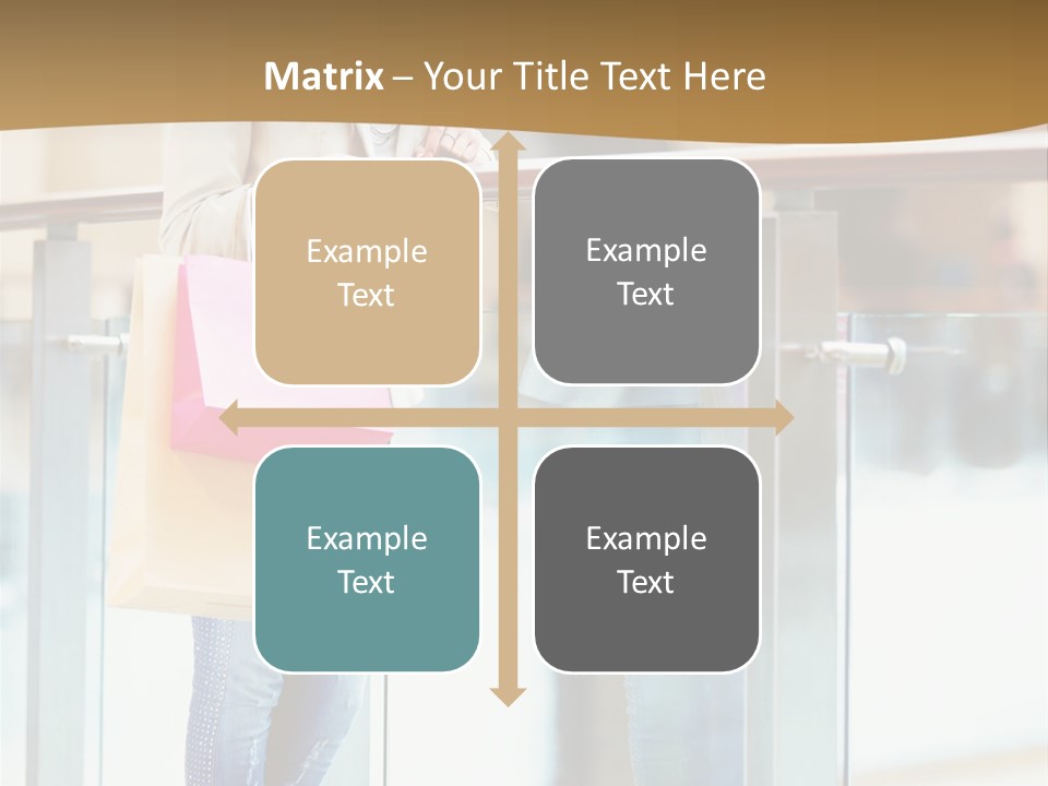 Holding Consumerism Beautiful PowerPoint Template