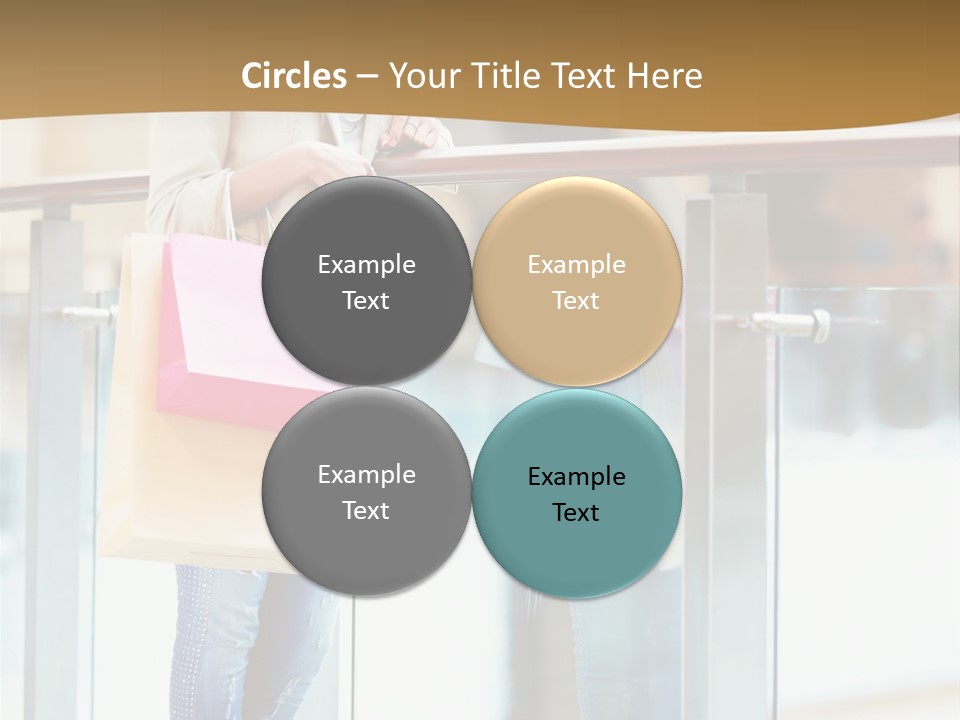 Holding Consumerism Beautiful PowerPoint Template