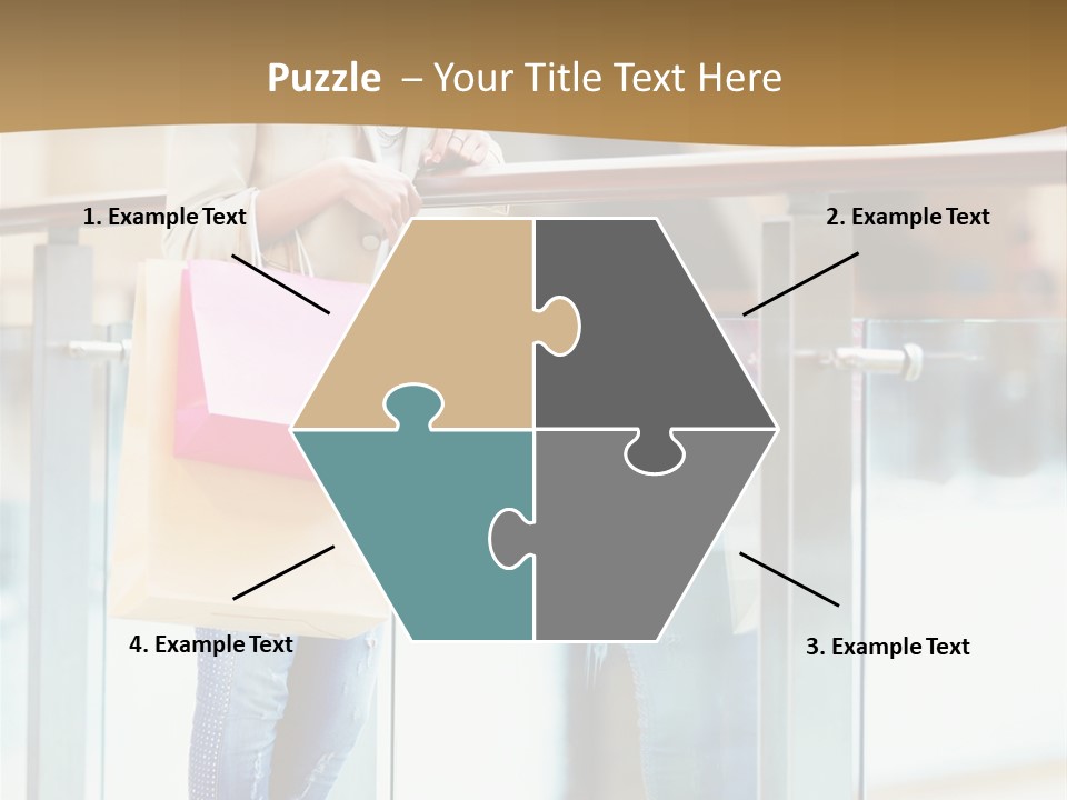 Holding Consumerism Beautiful PowerPoint Template