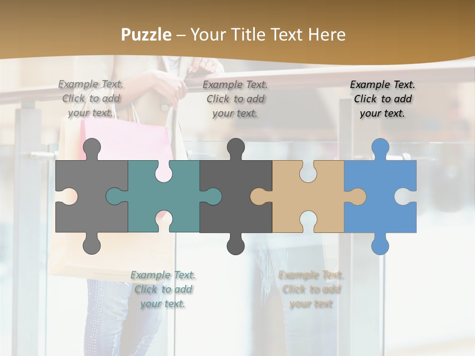 Holding Consumerism Beautiful PowerPoint Template