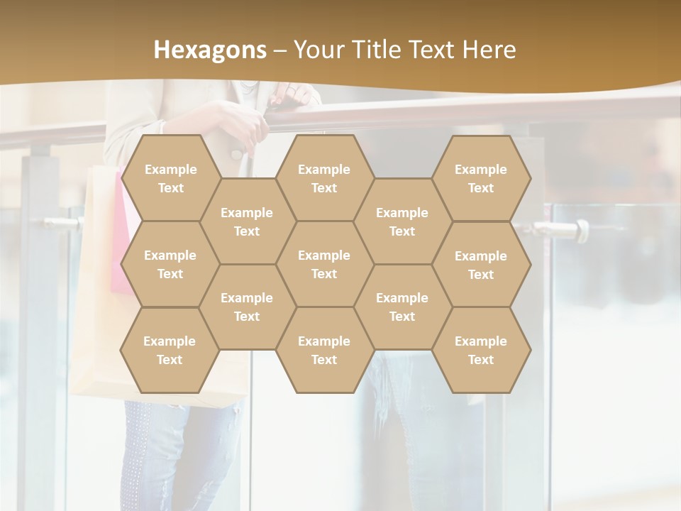 Holding Consumerism Beautiful PowerPoint Template