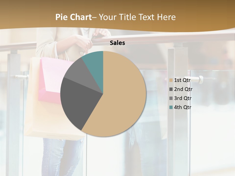 Holding Consumerism Beautiful PowerPoint Template