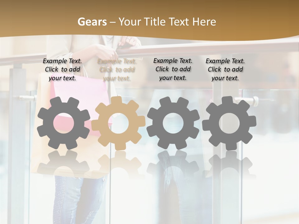 Holding Consumerism Beautiful PowerPoint Template