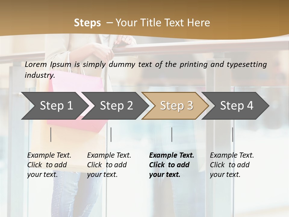 Holding Consumerism Beautiful PowerPoint Template