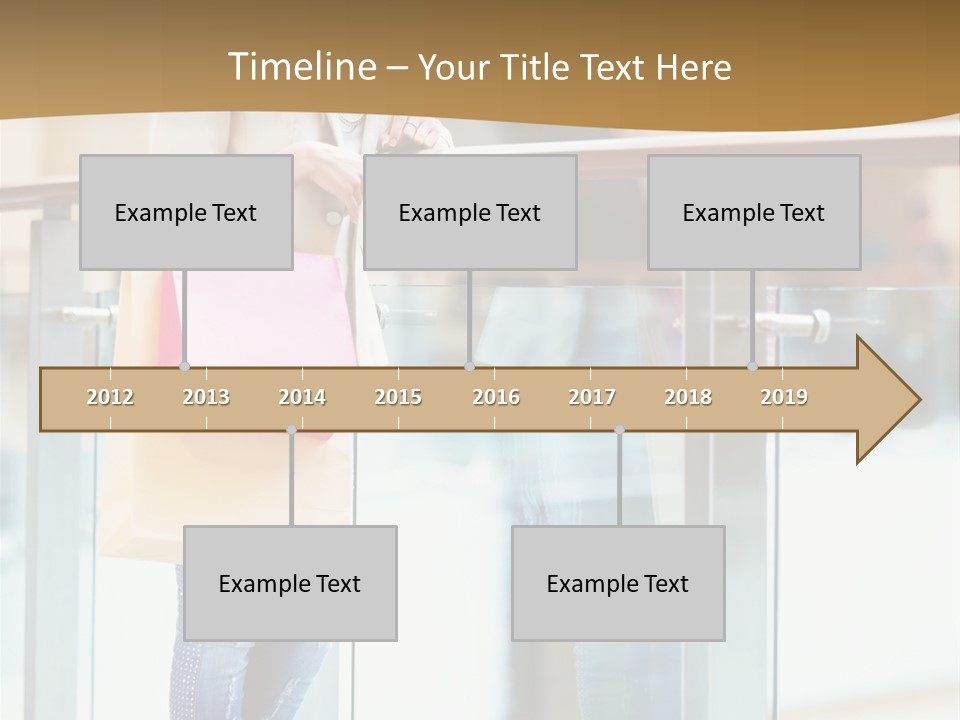 Holding Consumerism Beautiful PowerPoint Template