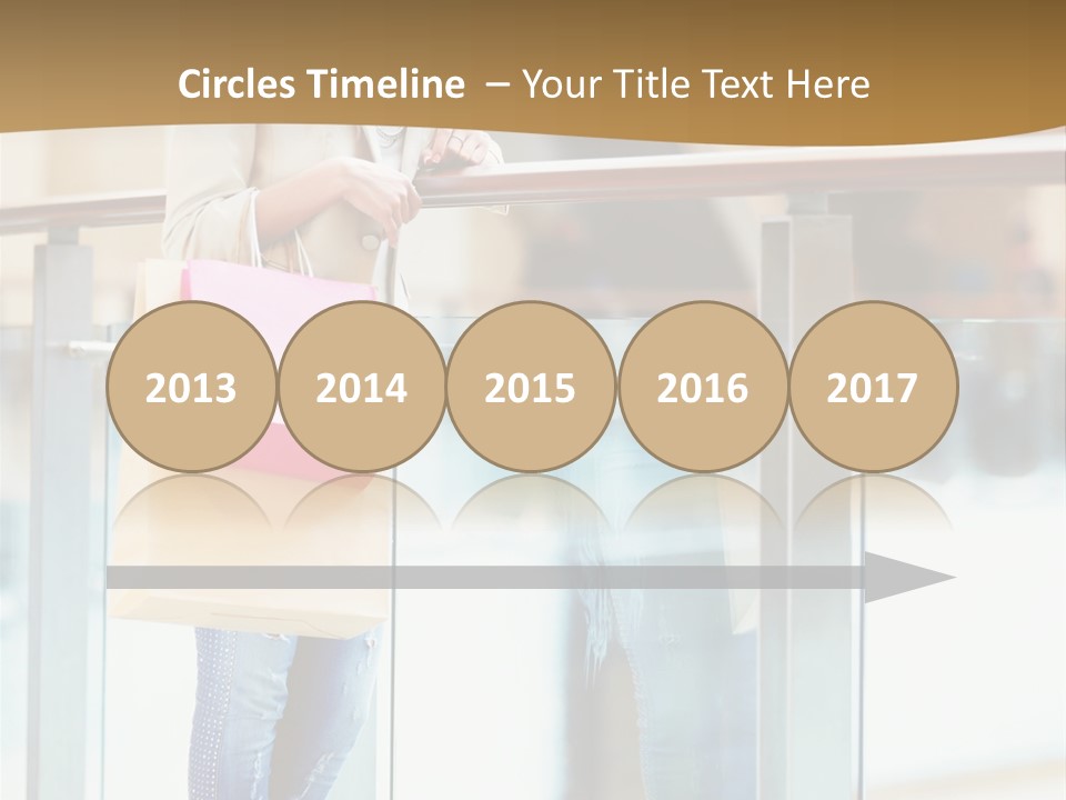 Holding Consumerism Beautiful PowerPoint Template