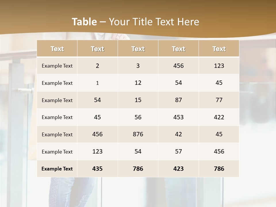 Holding Consumerism Beautiful PowerPoint Template