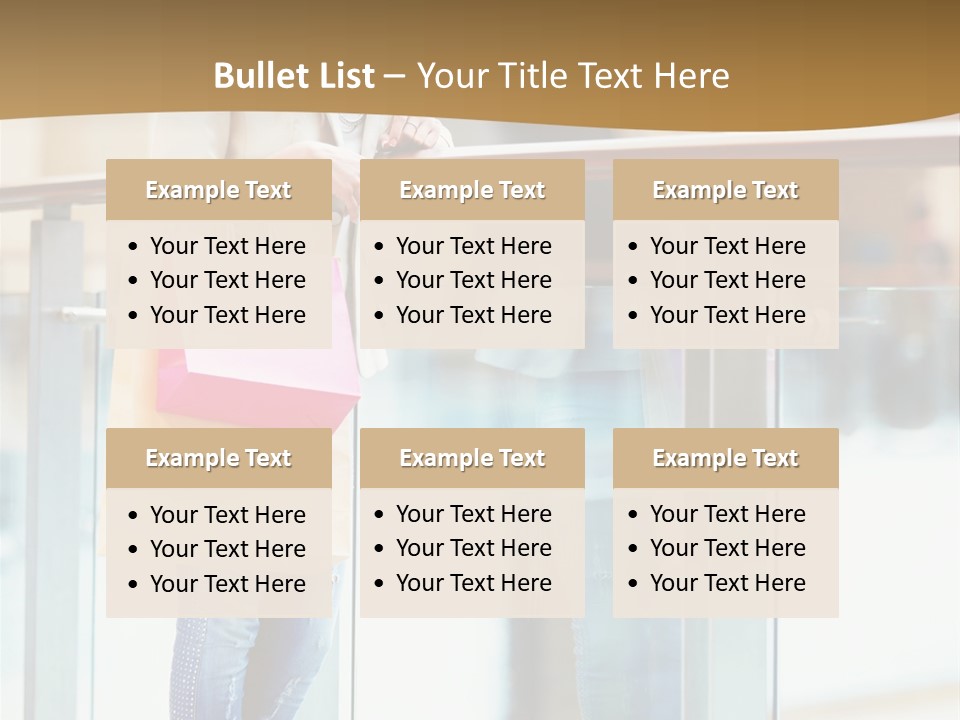 Holding Consumerism Beautiful PowerPoint Template